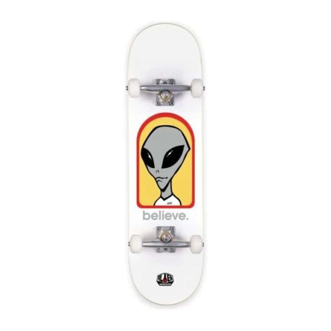 ALIEN WORKSHOP - TABLA COMPLETA BELIEVE WHITE 8