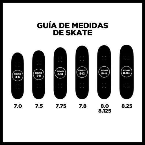 MEDIDAS SKATE