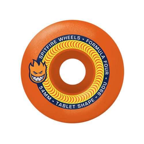 RUEDAS SPITFIRE TABLET NEON ORANGE 53MM