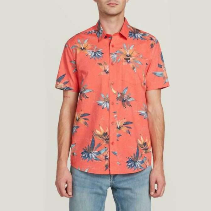 CAMISA VOLCOM 8C107 NARANJA DISEÑOS