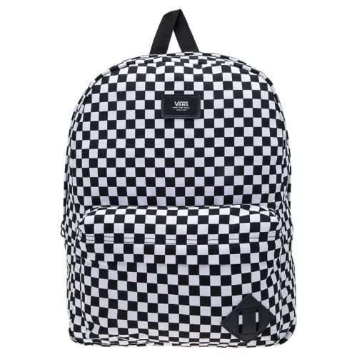 MOCHILA VANS OLD SKOOL ll black white CUADROS