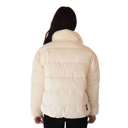 CHAQUETA WID LAMA CHIC PUFFA COTELE BEIGE MUJER