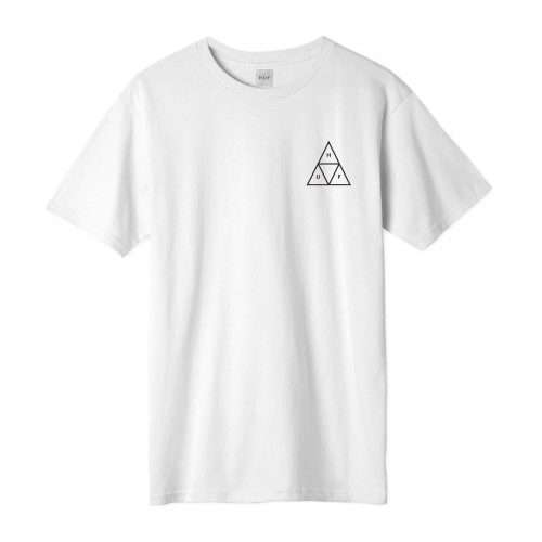 POLERA HUF ESSENTIALS TT H S:S TEE WHITE