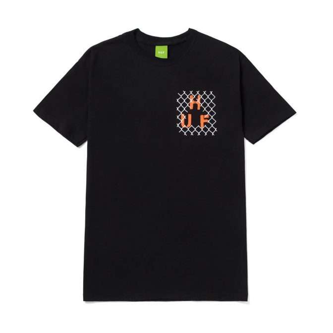 POLERA HUF TRESPASS TRIANGLE S/S Tee black