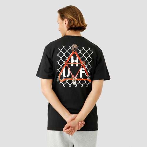 POLERA HUF TRESPASS TRIANGLE S/S Tee black