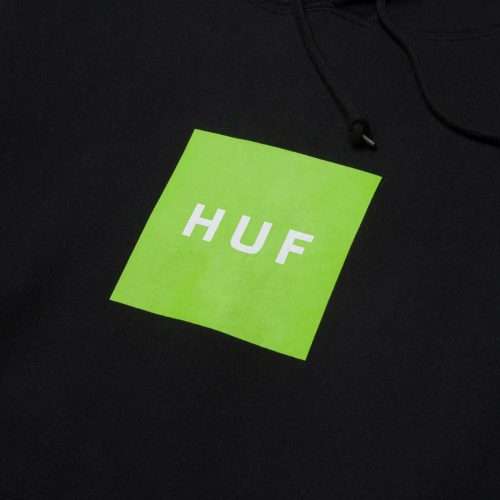 POLERON HUF ESSENTIALS BOX LOGO P/O Black