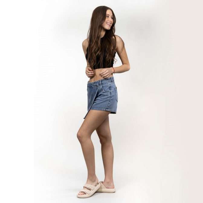 SHORT FALDA POLEMIC TS3799 Demin azul