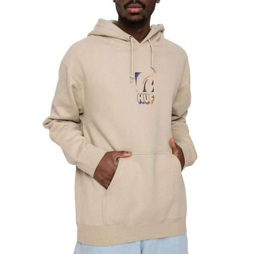 POLERON HUF H-DOG P/O HOODIE sand