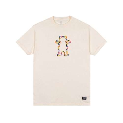 POLERA GRIZZLY LETS LINK SS TEE crema