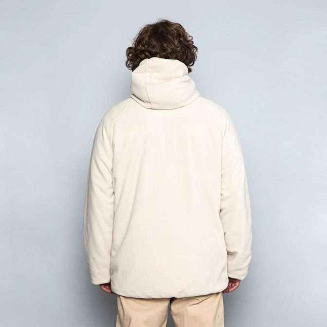 POLAR KAYA UNITE SHAGGY FLEECE reversible beige